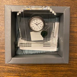 NIB Waterford Crystal Metropolitan Small Clock